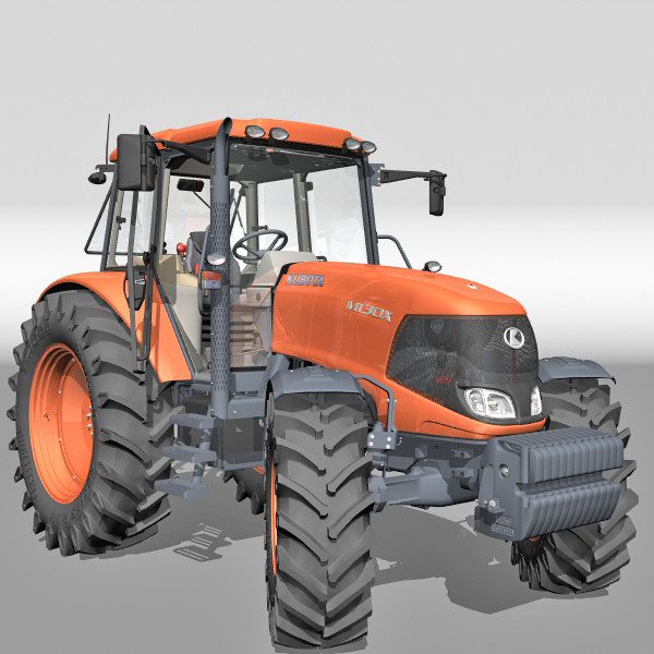 3d tractor agrimotor - KUBOTA M130X by IPF